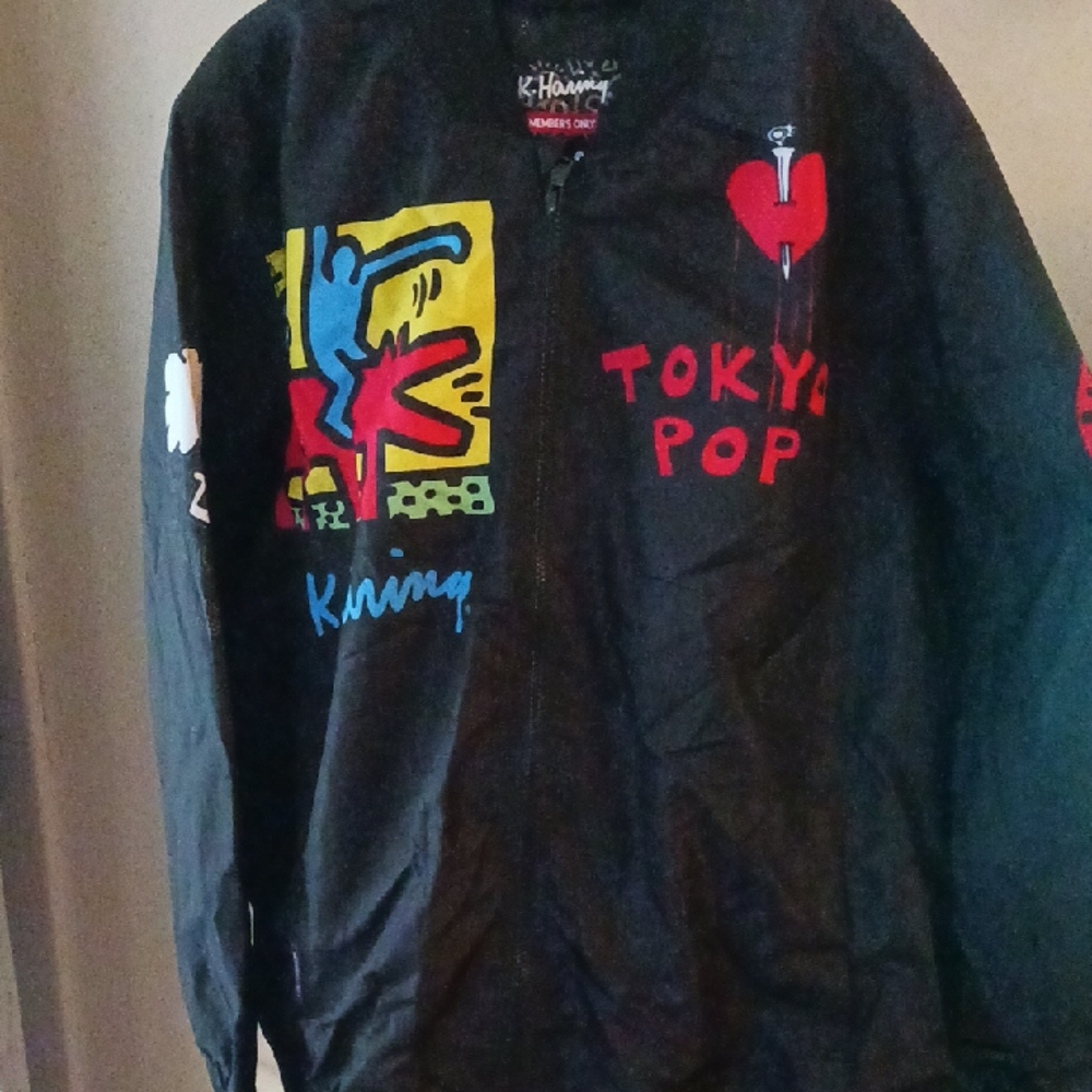 Black Graphic Men's Jacket